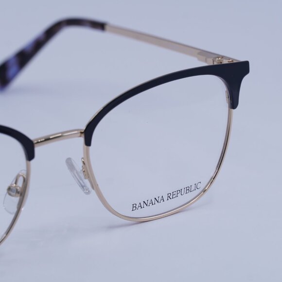 Banana Republic ISADORA 0KY2 00 Eyeglasses Blue/Gold 51mm Cat Eye Frame - Picture 2 of 11